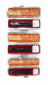 黒水牛3本セットご夫婦向(実印2本+銀行印)