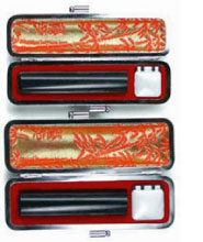 彩樺・黒2本セット男性向(実印+銀行印)