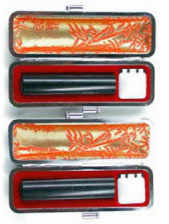 彩樺・黒2本セットお友達<女性>向(実印2本)